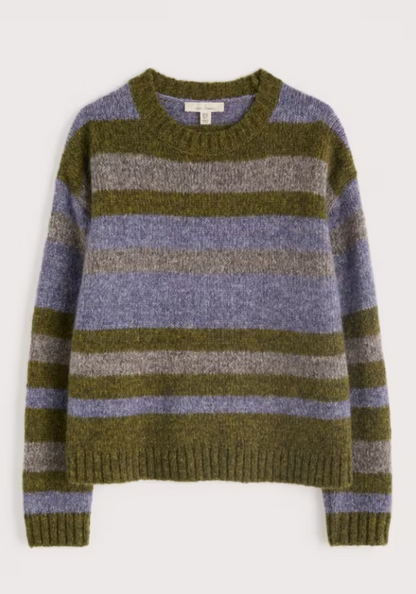 Seasalt Painter Striped Jumper Carvannel Laurel Mix
