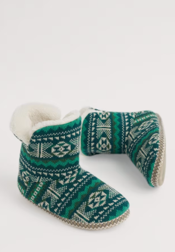 Seasalt Snooze Slipper Booties Impasto Dark Wreckage