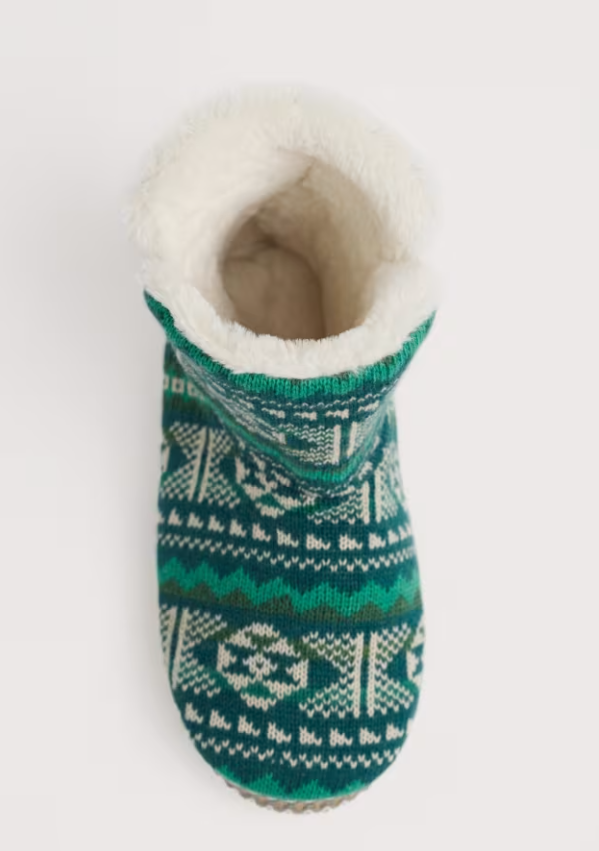 Seasalt Snooze Slipper Booties Impasto Dark Wreckage