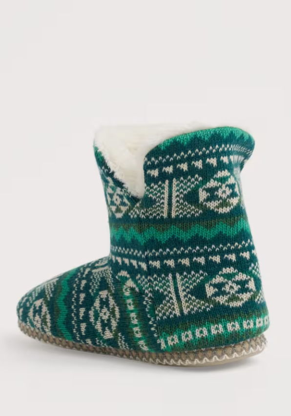 Seasalt Snooze Slipper Booties Impasto Dark Wreckage