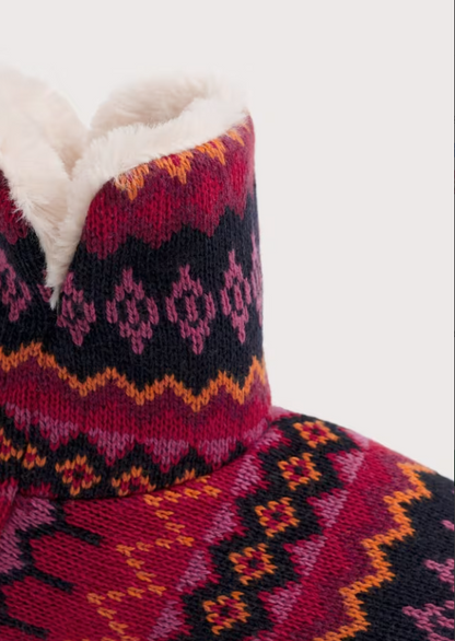 Seasalt Snooze Slipper Booties Windward Carmine Multi