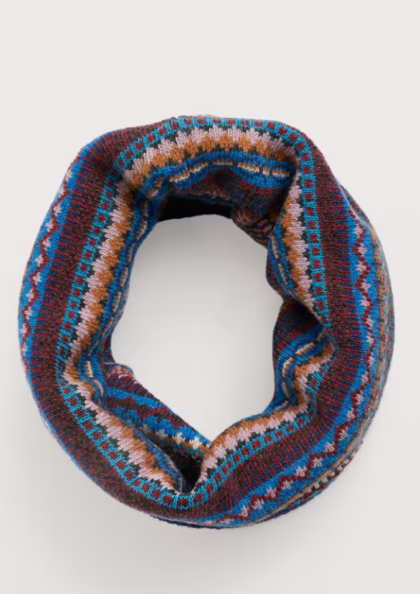 Seasalt Touchstone Snood Star Jasmine Coal Jetty Mix