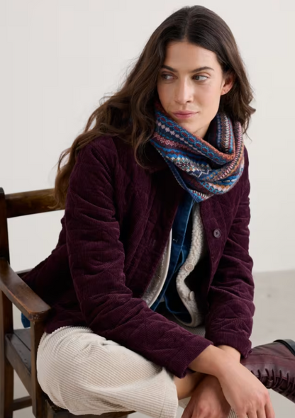 Seasalt Touchstone Snood Star Jasmine Coal Jetty Mix