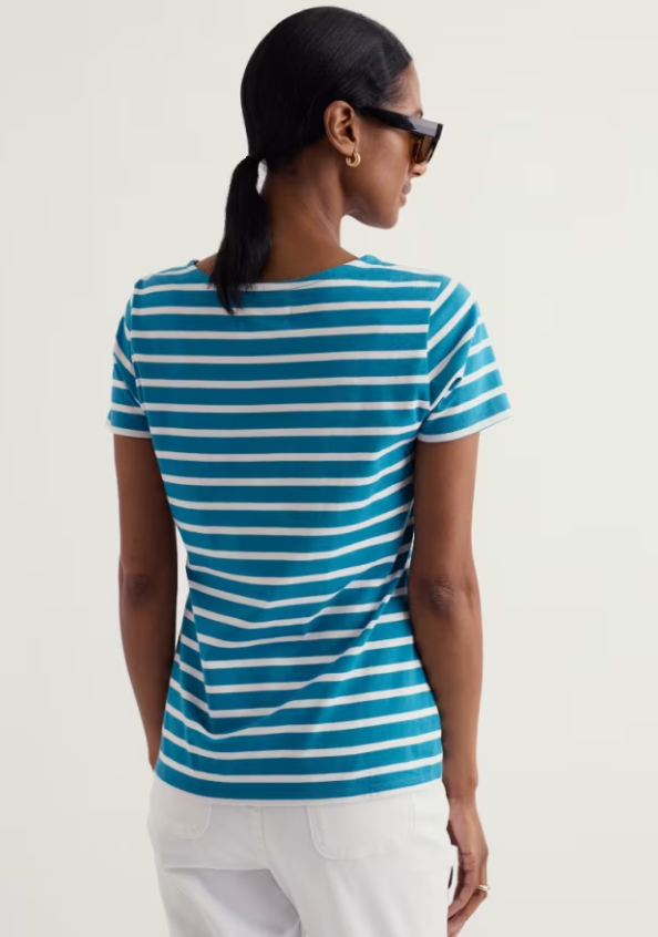 Seasalt Sailor T-Shirt Breton Waterscape