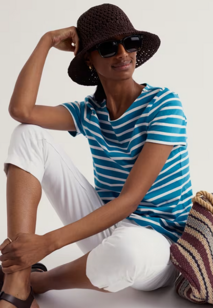 Seasalt Sailor T-Shirt Breton Waterscape