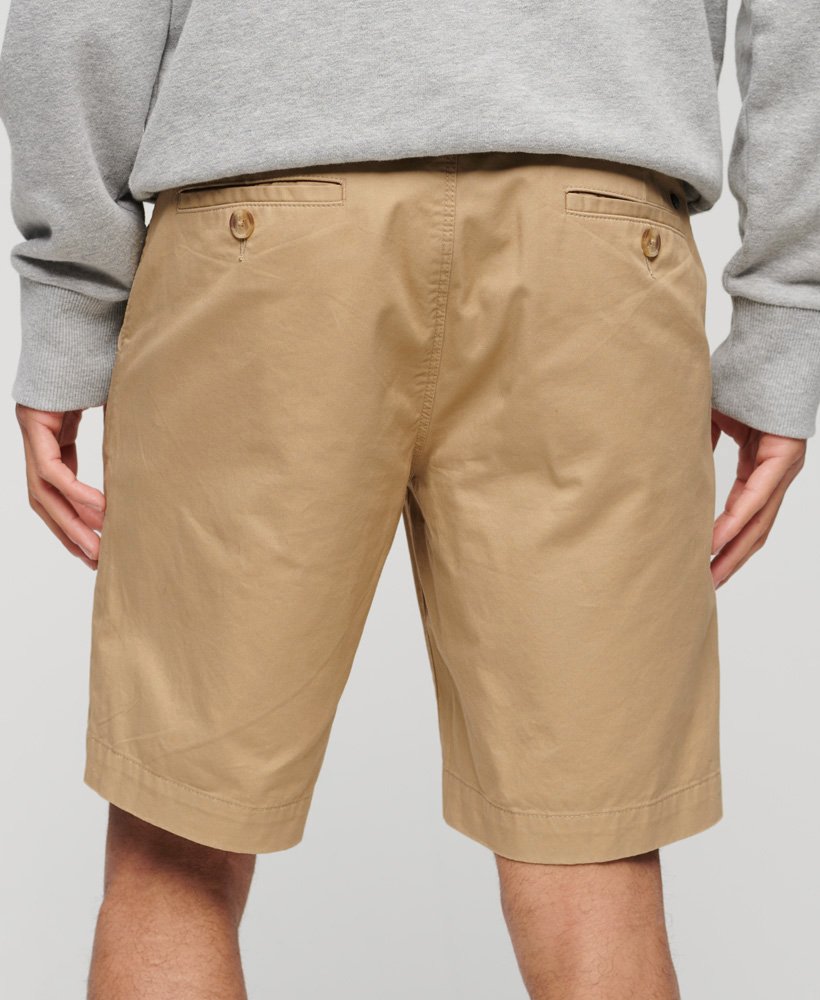 Superdry Stretch Chino Shorts Shaker Beige