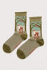 Seasalt Snowy Scenes Socks Woodland Doe Gully