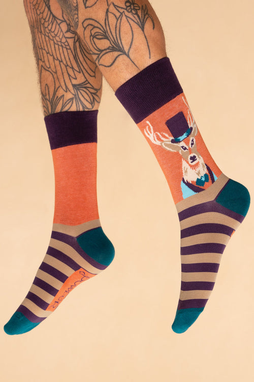 Powder Men's Woodland Gentry Stag Socks