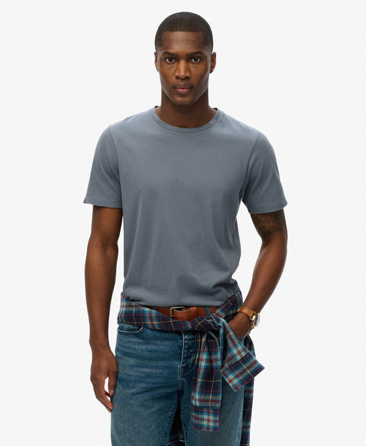 Superdry Classic Essential T-Shirt Stormy Weather Blue