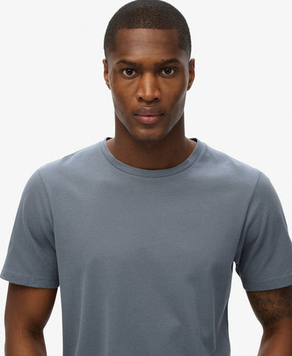 Superdry Classic Essential T-Shirt Stormy Weather Blue