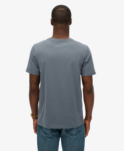Superdry Classic Essential T-Shirt Stormy Weather Blue