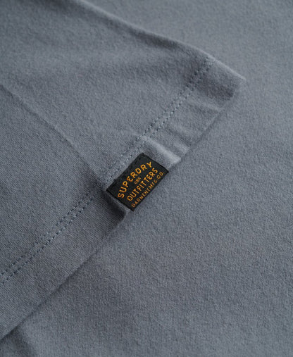Superdry Classic Essential T-Shirt Stormy Weather Blue