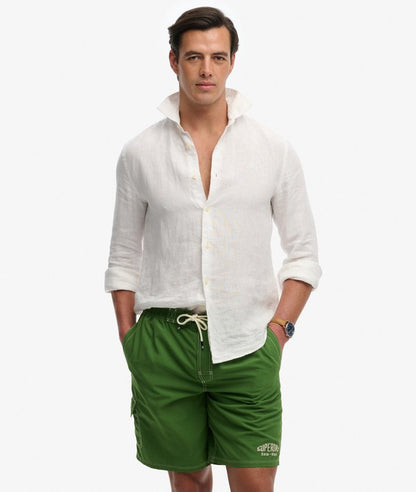 Superdry Cargo 19-Inch Boardshorts Banana Palm Green