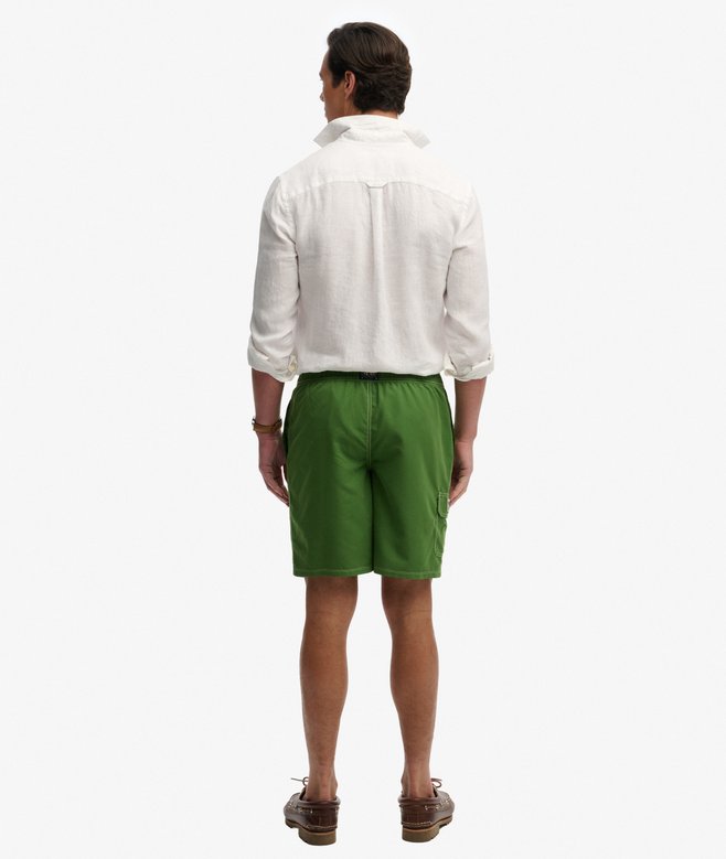 Superdry Cargo 19-Inch Boardshorts Banana Palm Green