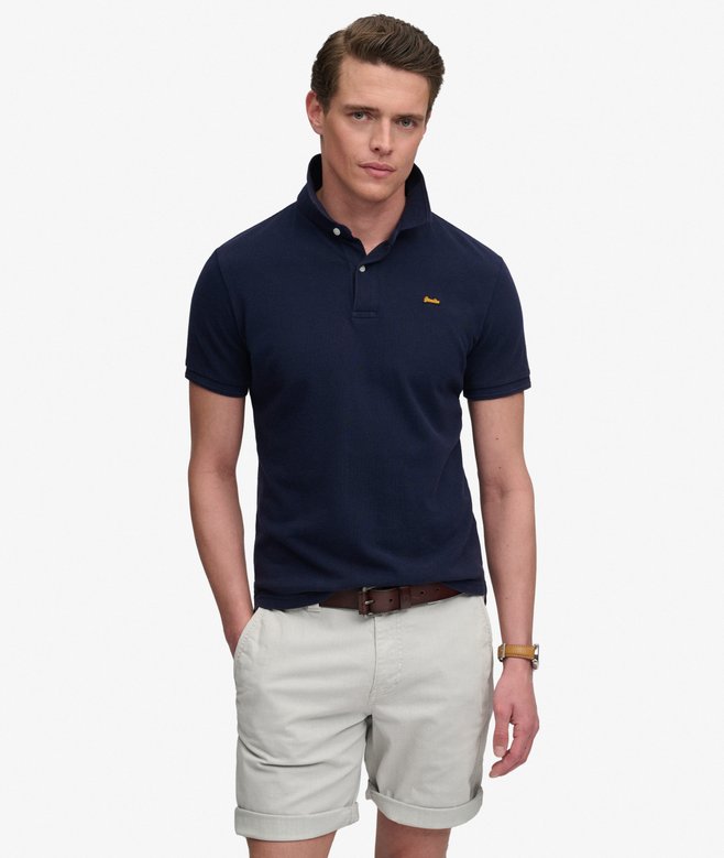 Superdry Classic Pique Polo Shirt Rich Navy