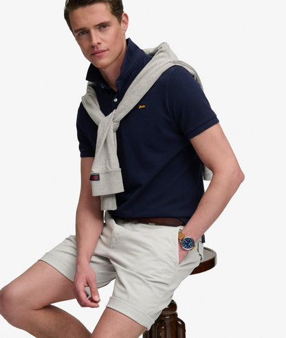 Superdry Classic Pique Polo Shirt Rich Navy