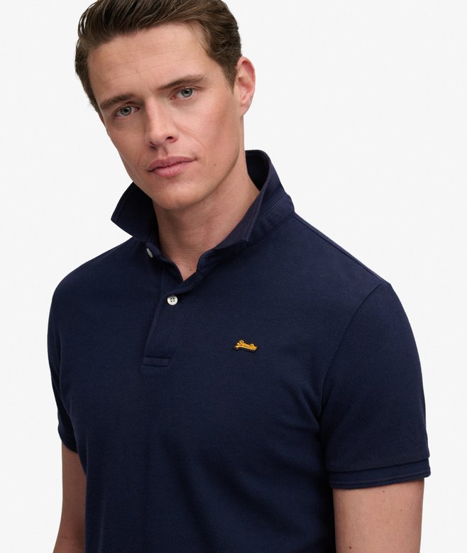 Superdry Classic Pique Polo Shirt Rich Navy