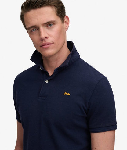 Superdry Classic Pique Polo Shirt Rich Navy