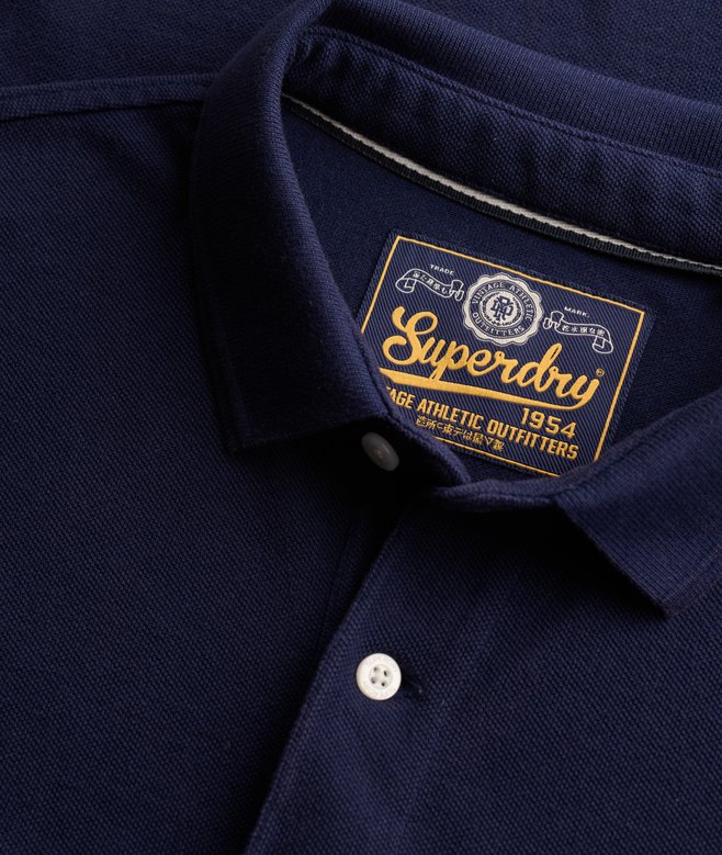 Superdry Classic Pique Polo Shirt Rich Navy