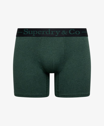 Superdry & Co Boxer Triple Pack Forest Marl/Green Marl/Green Grit