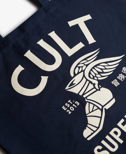 Superdry Cult Tote Richest Navy/Off White