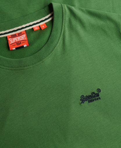 Superdry Essential Logo T-Shirt Artichoke Green