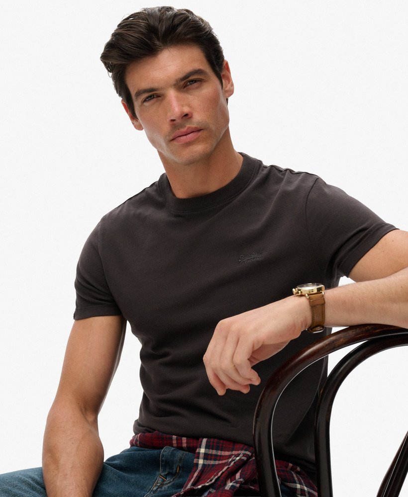 Superdry Essential Logo T-Shirt Carbon Black