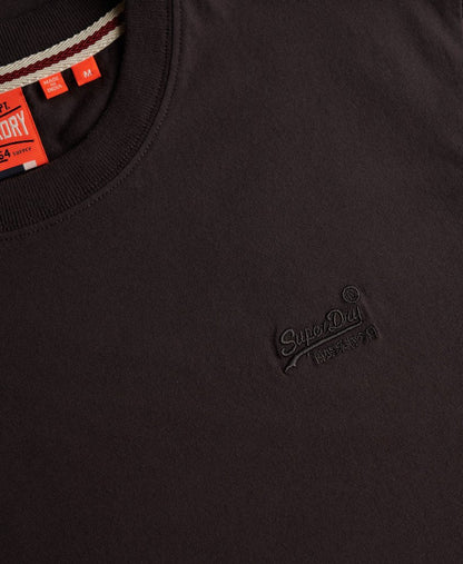 Superdry Essential Logo T-Shirt Carbon Black