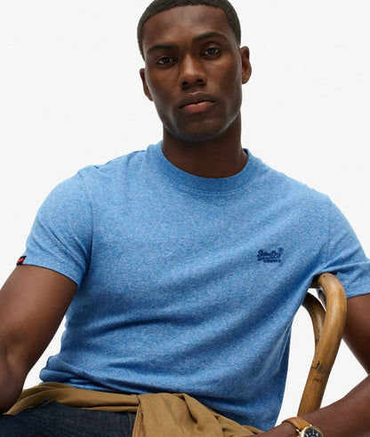 Superdry Essential Logo T-Shirt Fresh Blue Grit