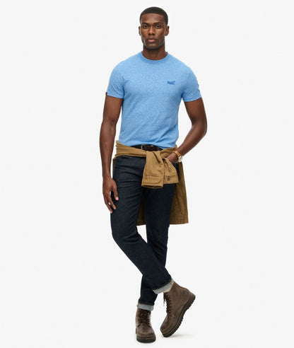 Superdry Essential Logo T-Shirt Fresh Blue Grit