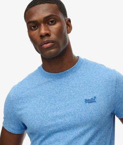 Superdry Essential Logo T-Shirt Fresh Blue Grit