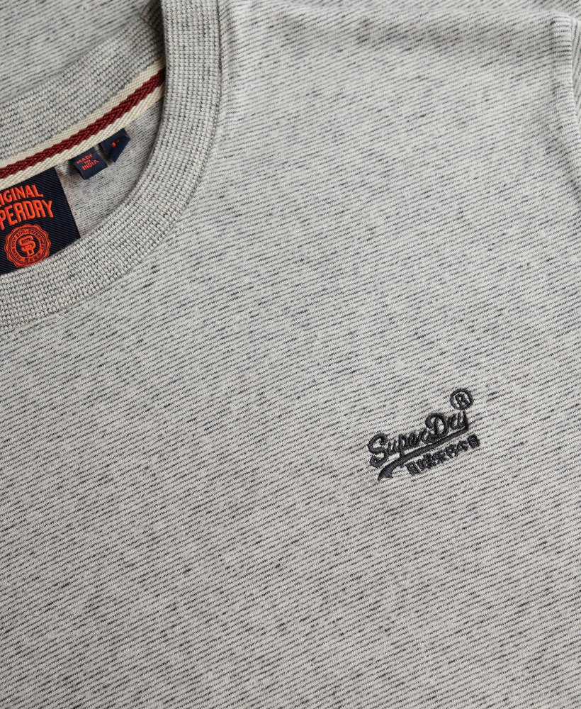Superdry Essential Logo T-Shirt Light Grey Grindle Feeder