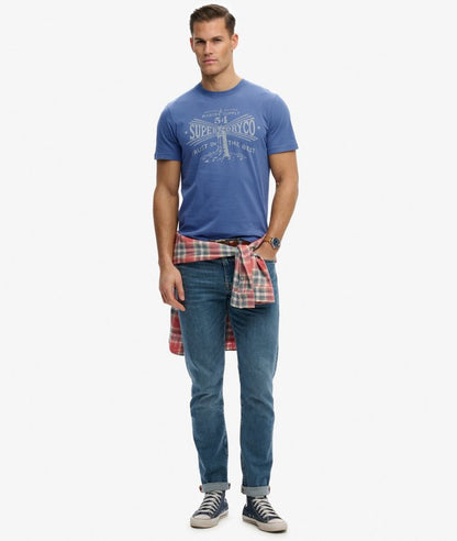 Superdry Lo-fi Dockside T-Shirt Soft Navy