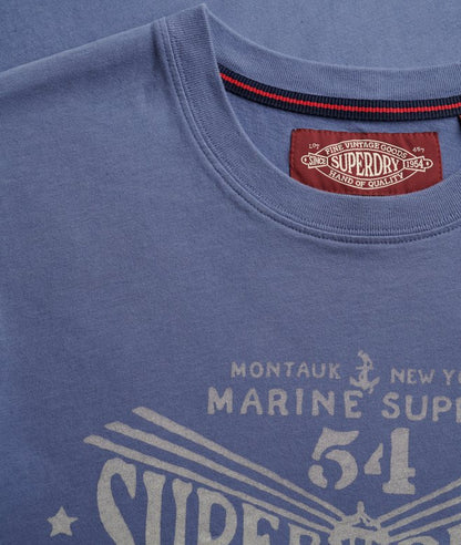 Superdry Lo-fi Dockside T-Shirt Soft Navy