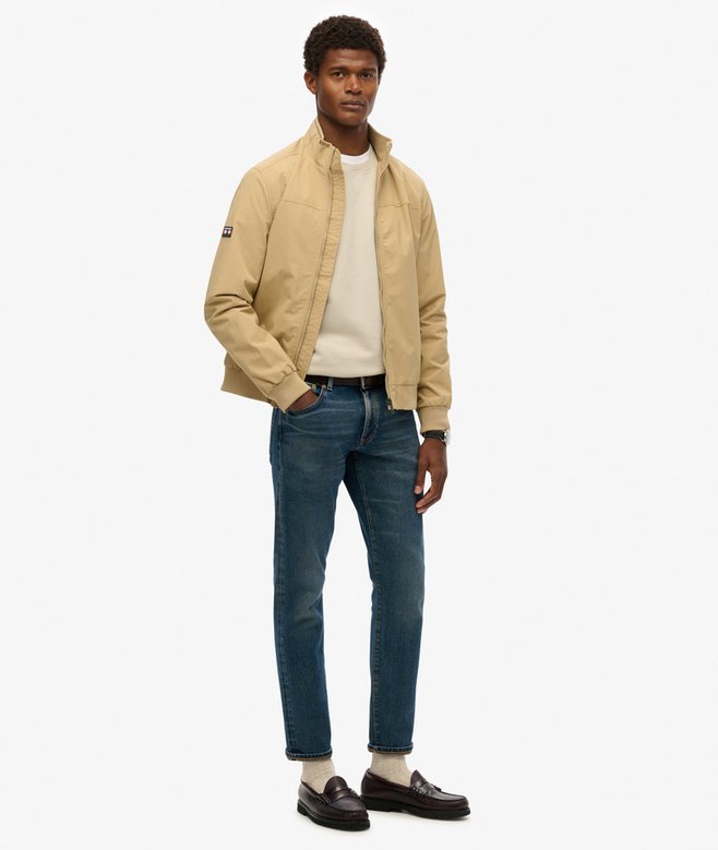 Superdry Nylon Harrington Jacket Canyon Beige