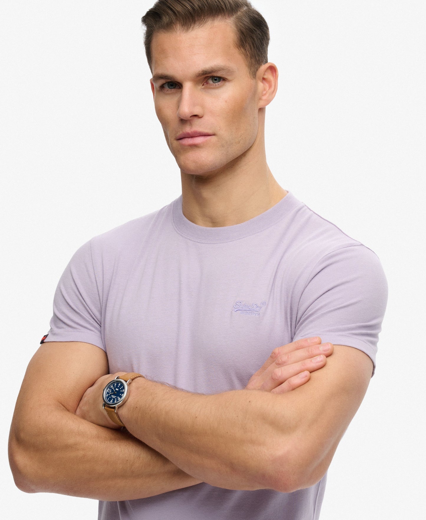 Superdry Essential Logo T-Shirt Wisteria Purple