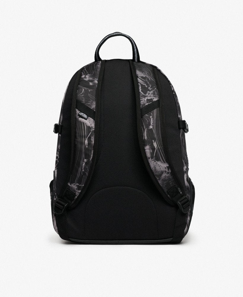 Superdry Outdoor 28L Backpack Woodgrain Print Black