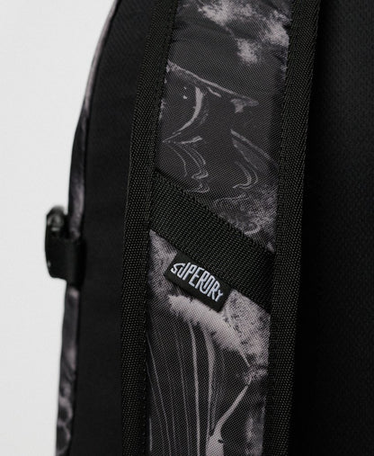 Superdry Outdoor 28L Backpack Woodgrain Print Black