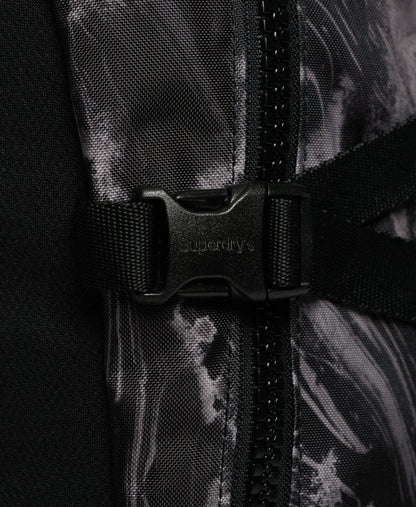 Superdry Outdoor 28L Backpack Woodgrain Print Black