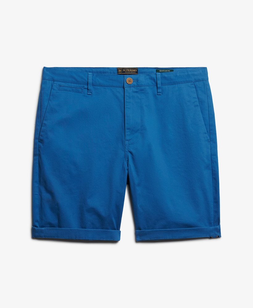 Superdry Premium Regular Chino Shorts Cali Blue