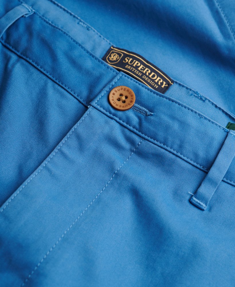 Superdry Premium Regular Chino Shorts Cali Blue