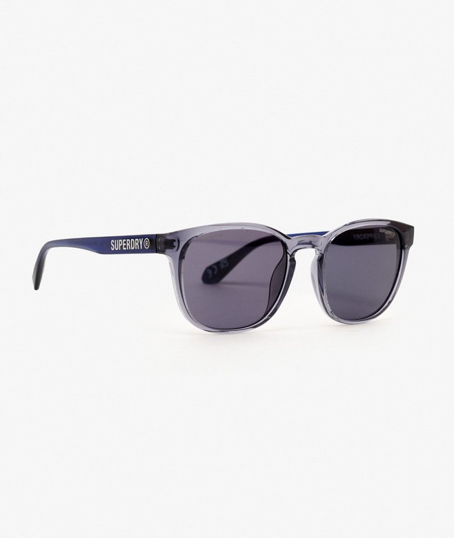 Superdry Round Frame Sunglasses Dove Grey / Smoke Lens