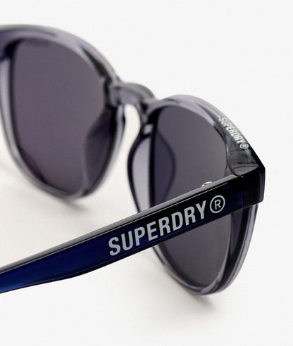 Superdry Round Frame Sunglasses Dove Grey / Smoke Lens