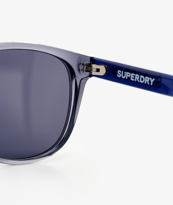 Superdry Round Frame Sunglasses Dove Grey / Smoke Lens