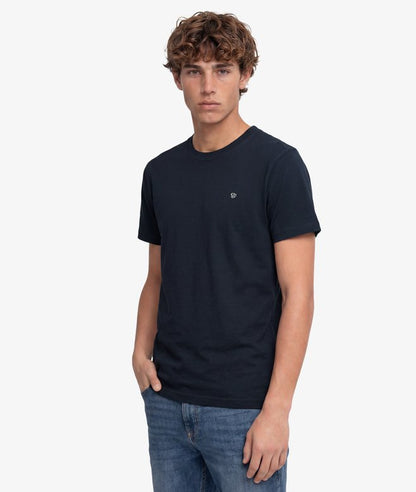Superdry SD&Co Logo Embroidered T-shirt Eclipse Navy/Chalk