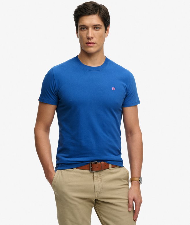 Superdry SD&Co Logo Embroidered T-shirt Monaco Blue/Pink