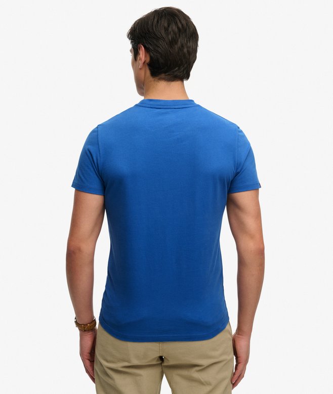 Superdry SD&Co Logo Embroidered T-shirt Monaco Blue/Pink
