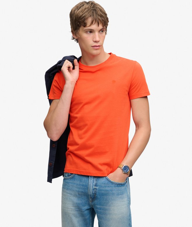 Superdry SD&Co Logo Embroidered T-shirt Solar Orange/Dark Orange