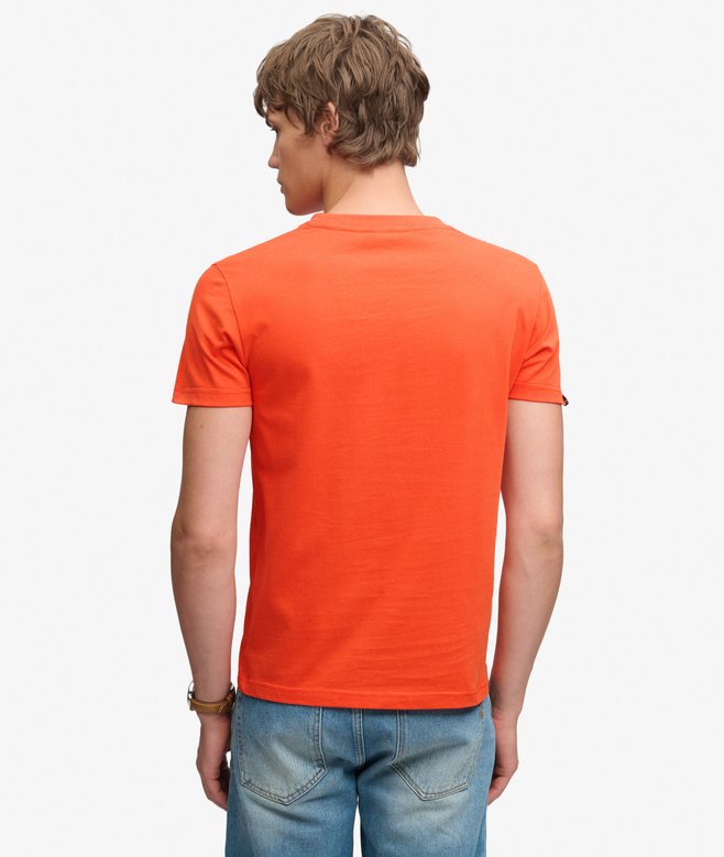 Superdry SD&Co Logo Embroidered T-shirt Solar Orange/Dark Orange