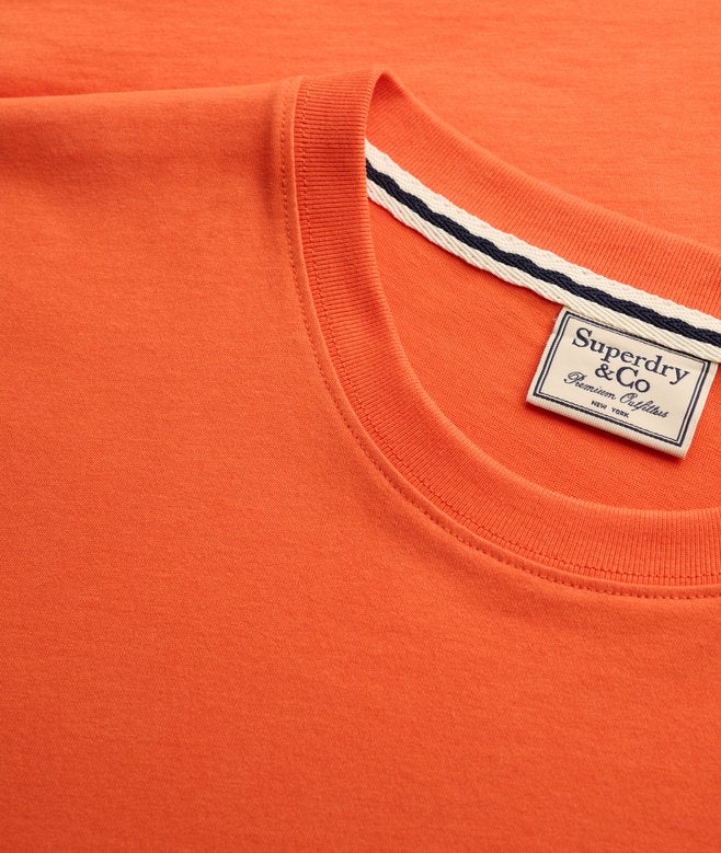 Superdry SD&Co Logo Embroidered T-shirt Solar Orange/Dark Orange